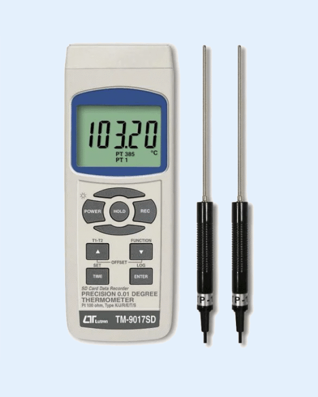 Lutron TM-9017SD Precision 0.01 Degree Pt 100 Thermometer & SD Logger