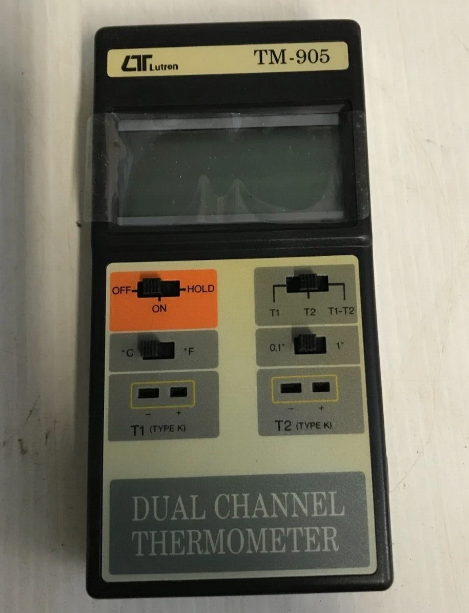 Lutron TM-905 Dual Channel  Thermocouple Thermometer