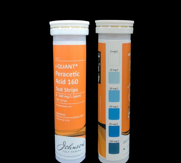 J-QUANT Peracetic Acid 160   Fast Chemical Indicator Test Strips 270.1