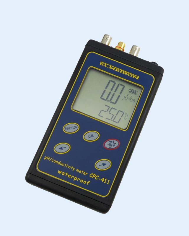 CPC-411 pH/CONDUCTIVITY/SALINITY METER CPC-411 WATERPROOF