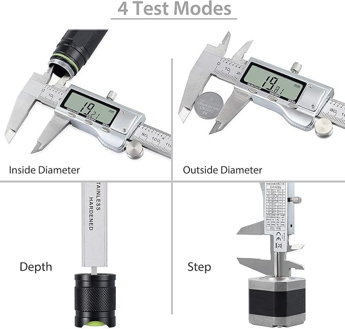 Digital Electronic Vernier Caliper (0-150mm) - Stainless Steel  DC068-0150