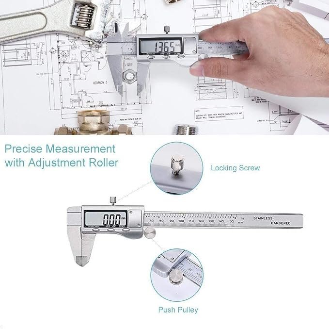 Digital Electronic Vernier Caliper 12 Inch 0-300 mm   TPH01168
