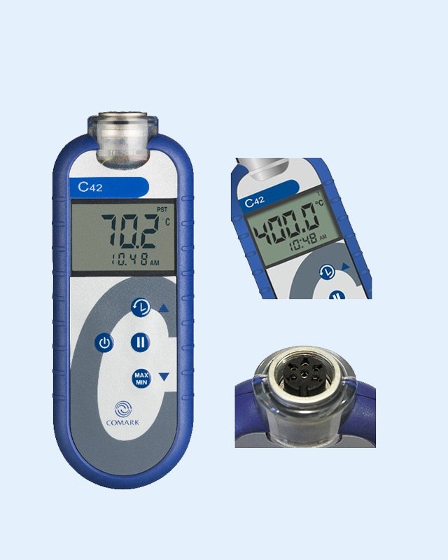 Food Thermometer - Dual Thermistor & Type T Compatability  C42C