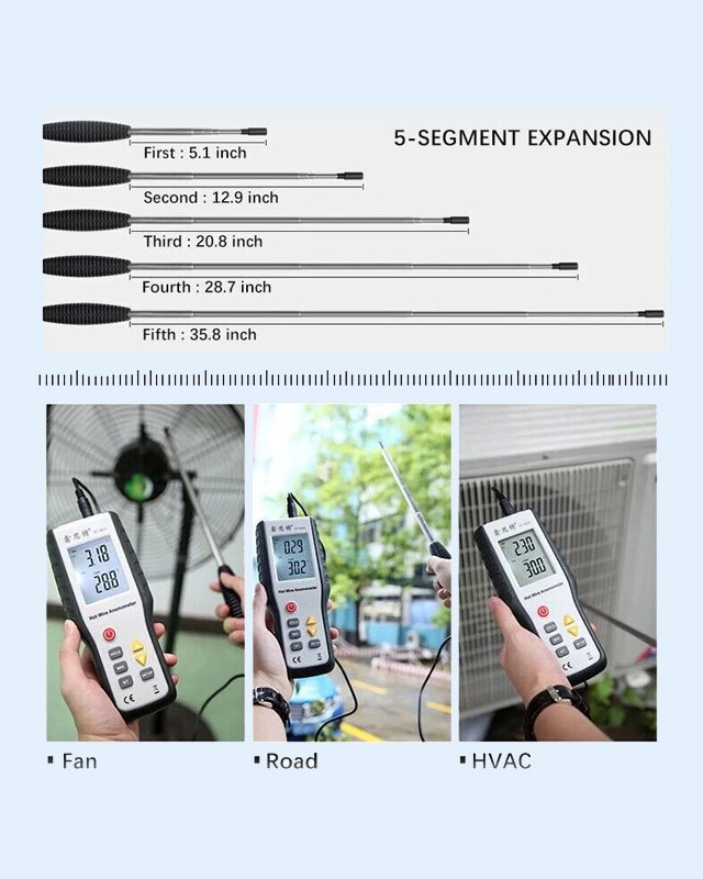 HT-9829 Hot Wire Anemometer
