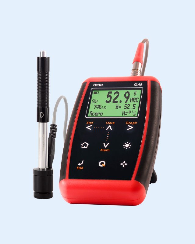 QH5D Hardness Tester Complete Kit DMQ Demeq (includes Type D Impact Device)