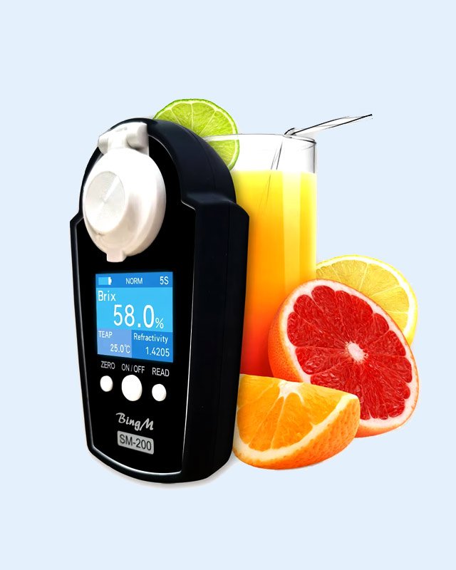 SM-200 Precision Sugar meter Digital Fast reading Brix refractometer