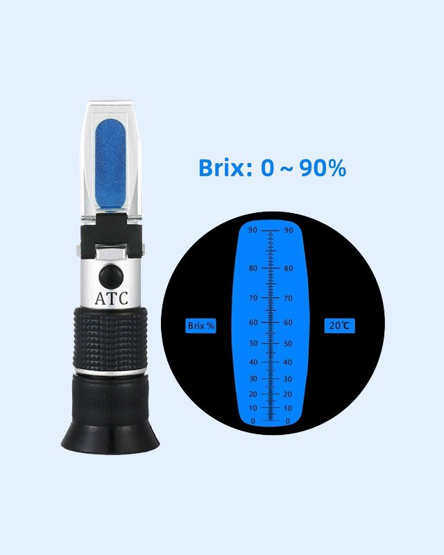 THE01501 Refractometer brix 0-90%