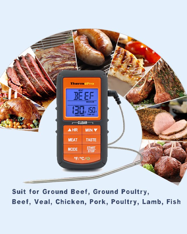 ThermoPro TP-06B Instant Read Digital Cooking Food Meat Thermometer