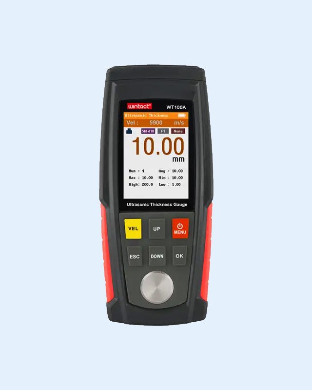 WT100A Portable ultrasonic thickness measuring device for various pipes