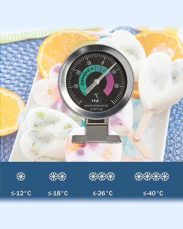 Analogue freezer-fridge-thermometer 14.4011
