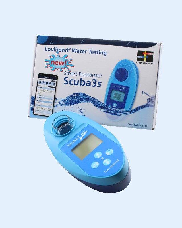 Scuba3s  Smart pool control with the  electronic pool tester