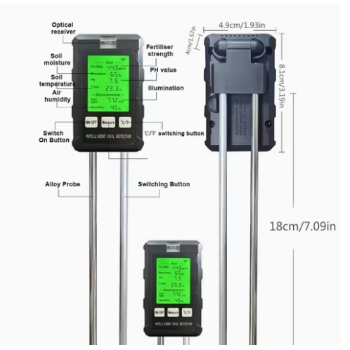 THE01879   6-in-1 Soil Tester for Soil Moisture